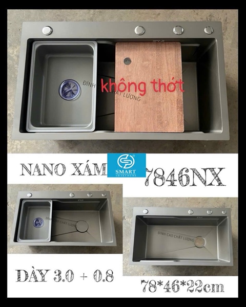 CHẬU RỬA CHÉN 7846NX