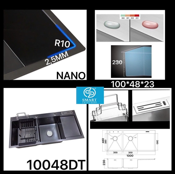 CHẬU RỬA CHÉN 10048DT