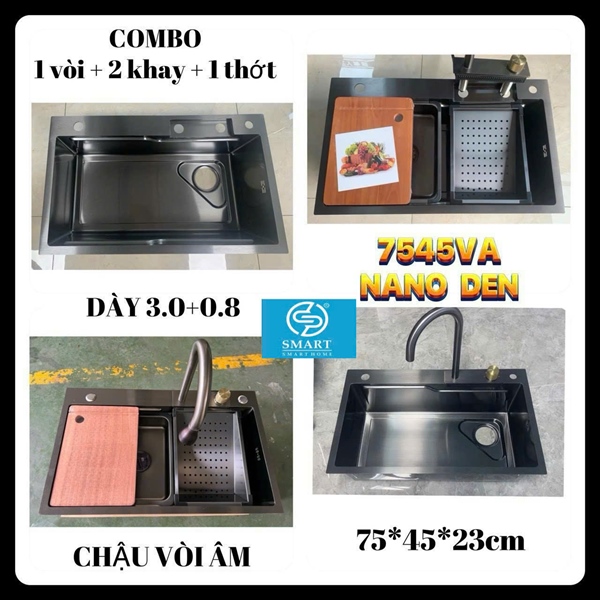 CHẬU RỬA CHÉN 7545VA