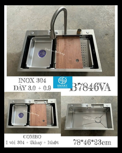 CHẬU RỬA CHÉN B7846VA