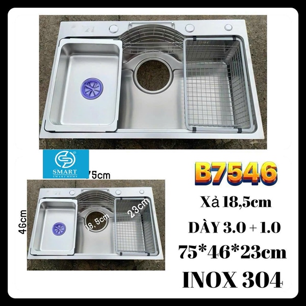 CHẬU RỬA CHÉN B7546