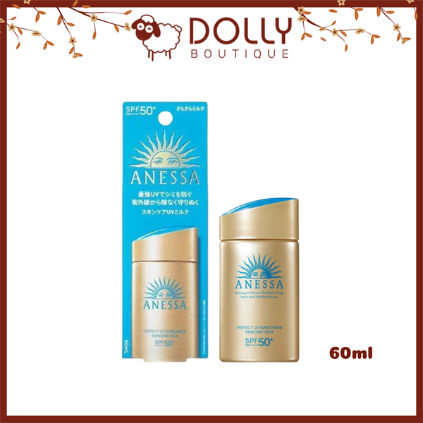Kem Chống Nắng Dạng Sữa Dưỡng Da Anessa Perfect UV Sunscreen Skincare Milk SPF50+/PA++++ 60ml