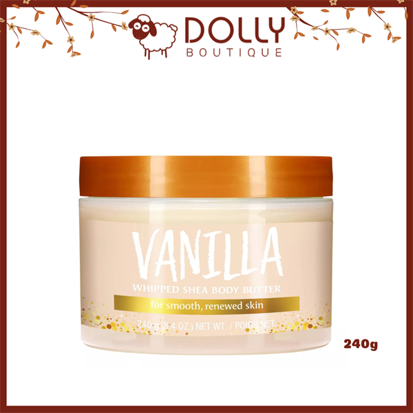 Bơ Dưỡng Thể Tree Hut Vanilla Whipped Shea Body Butter 240g