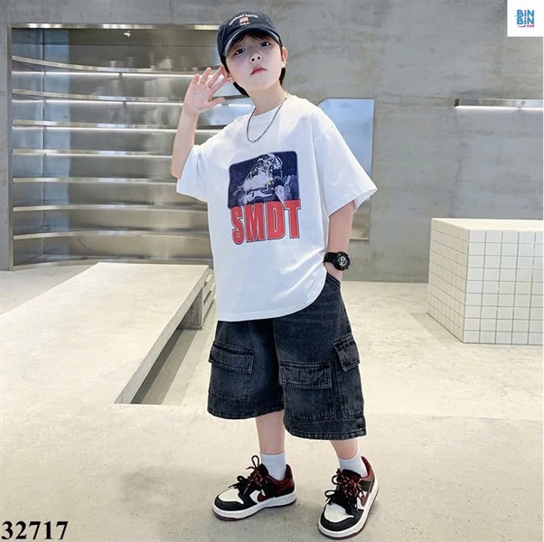 32717-Áo in phi hành gia SMDT - Trắng