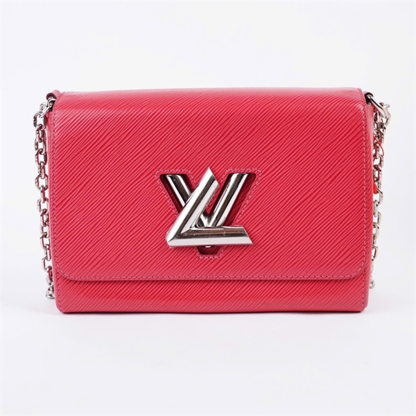 Túi LV Twist đỏ kèm gương (SR1145) sz23 +
