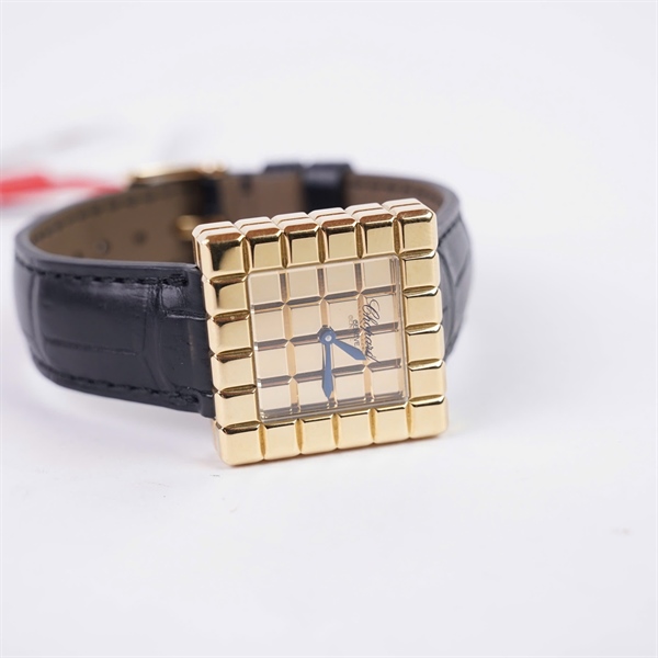 Đồng hồ Chopard Ice Cube đen có giấy kiểm định (736882) sz25 (HC) +