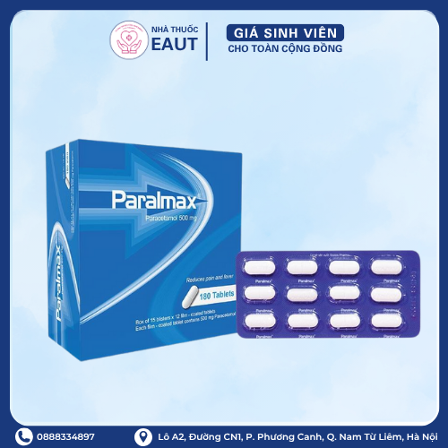 PARALMAX ( HỘP 15 VỈ X12 VIÊN)