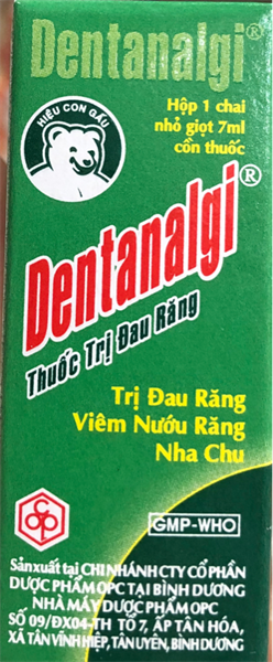DENTANALGI Thuốc trị đau răng 7ml