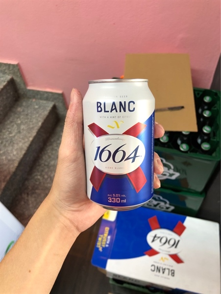 Bia Lon Blanc Pháp 330ml