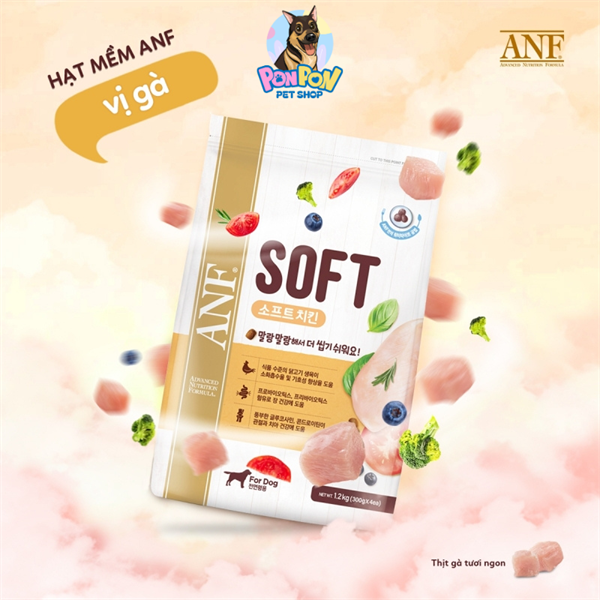 Hạt ANF Soft cho Chó Mọi Lứa Tuổi gói 1.2kg