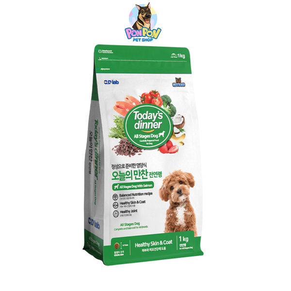 Hạt Today's Dinner cho Chó Mọi Lứa Tuổi gói 1kg