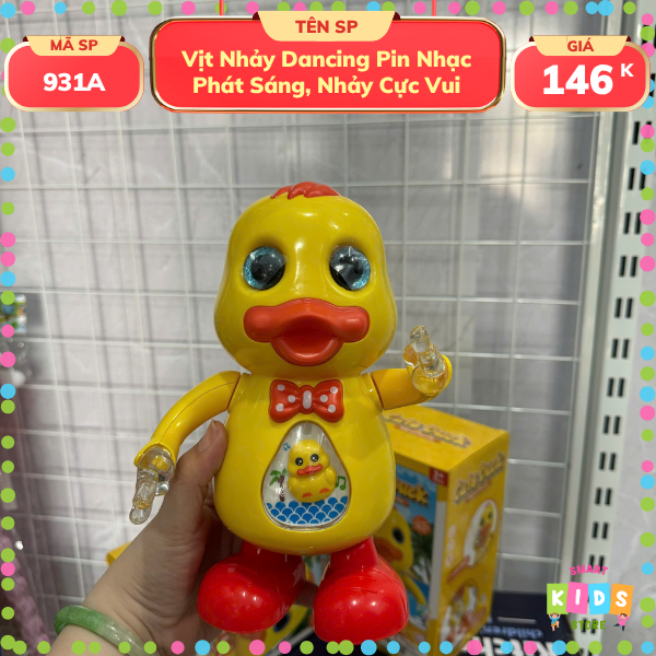Vịt Nhảy Dancing Pin Nhạc Phát Sáng, Nhảy Cực Vui
