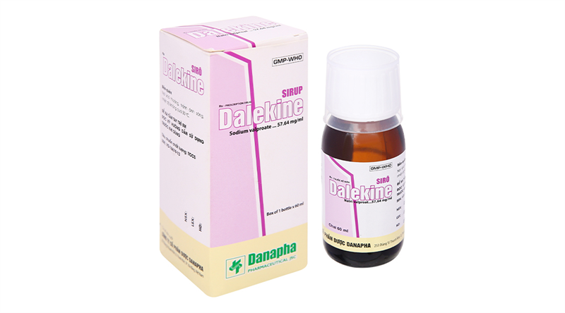 Siro Dalekine 60ml (Động kinh) (Natri valproat 57,64 mg/ml) - Danapha