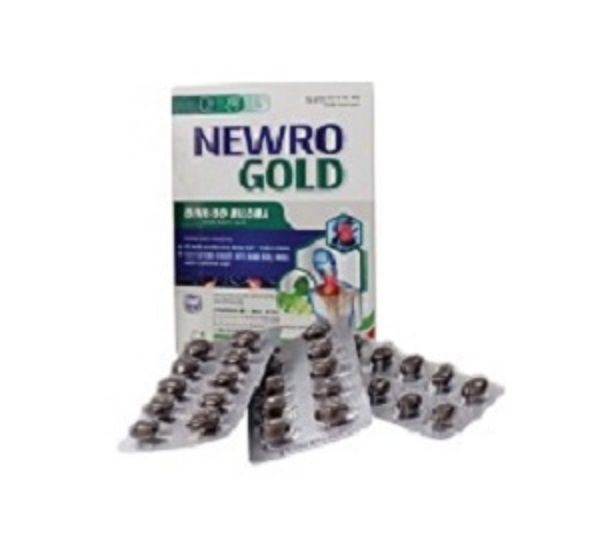Newro gold (Hỗ trợ giảm tê bì chân tay, đau dây thần kinh) (H*6vỉ*10viên) - Liên Phong