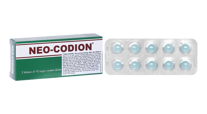 Neocodion (H*2vỉ*10viên) - Pháp