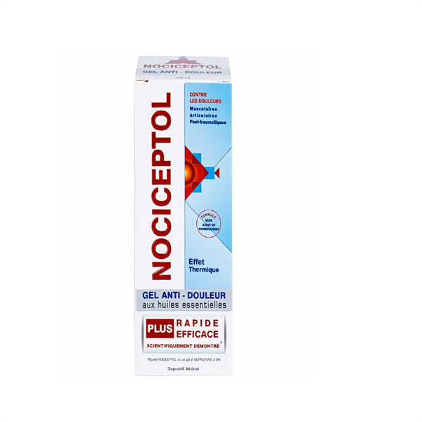 Nociceptol gel 60ml (Giảm đau cơ xương khớp, ngừa sưng nề, bong gân, bầm tím...) - France