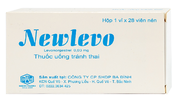 Newlevo Tránh thai con bú (H*1vỉ*28viên) - Ba đình