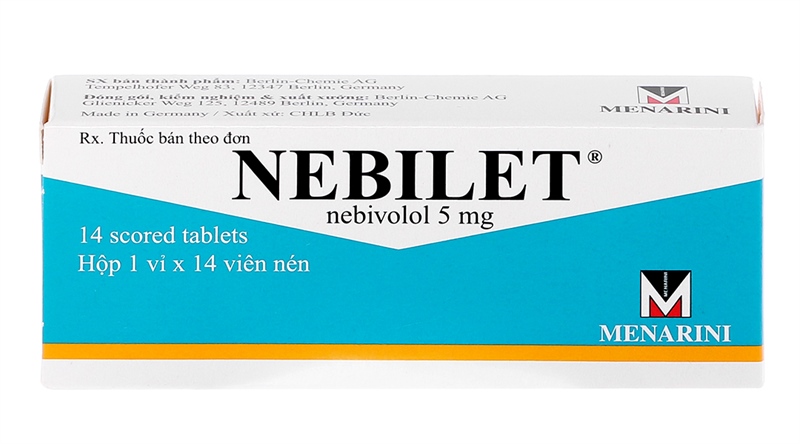 Nebilet (Nebivolol hydrochloride) (H*1vỉ*14viên) - Đức