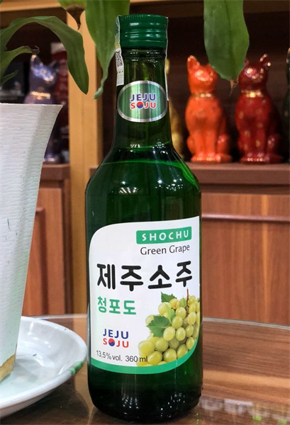 Shochu Rượu Soju Vị Nho Xanh 360ml