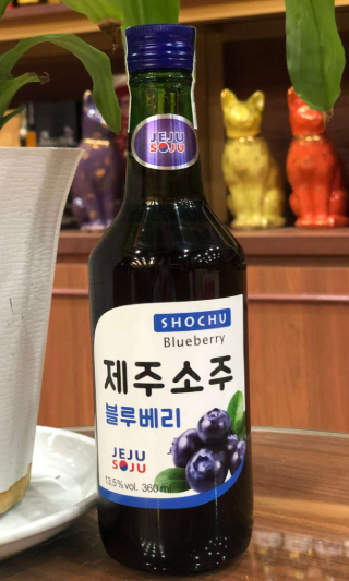 Shochu Rượu Soju Vị Việt Quất 360ml