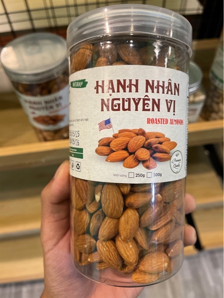 Hạnh Nhân Sống (Mỹ) - 500Gr