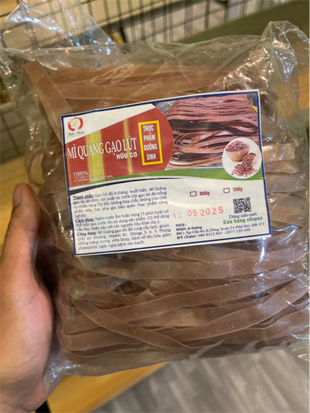 Mì Quảng Gạo Lứt 500gr