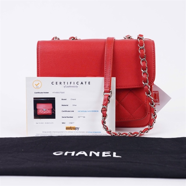 Túi Chanel đỏ (25364386) KG+