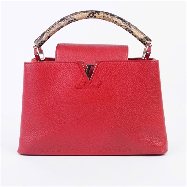 Túi LV Capu đỏ (MI0136) kèm 2 lót form sz31 KG+