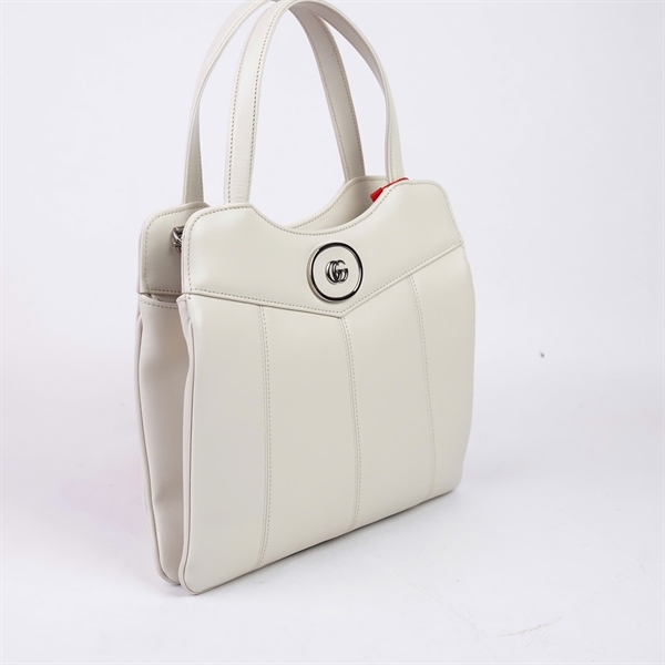 Túi GG Handle trắng (E040225075) sz28 KG+