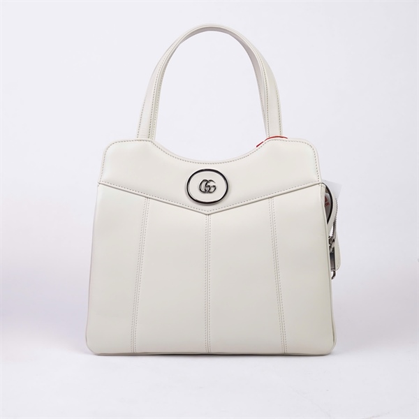 Túi GG Handle trắng (E040225075) sz28 KG+