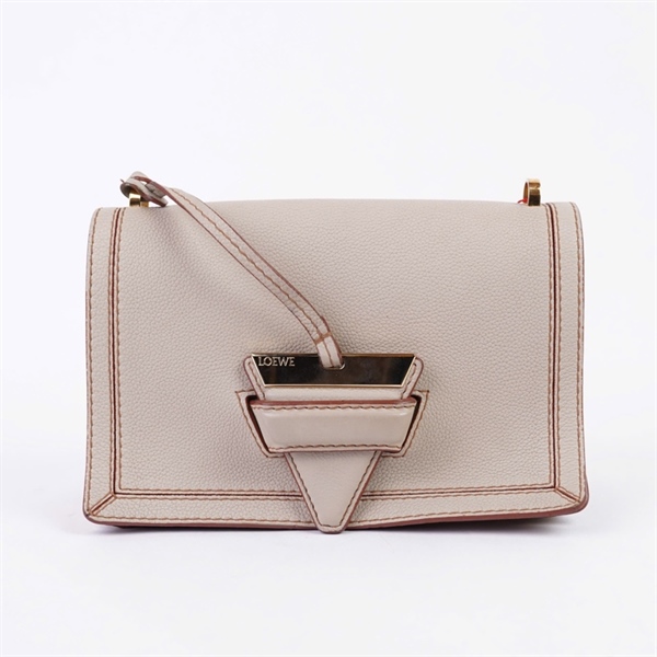 Túi Loewe đeo chéo nude 2strap sz24 KG+