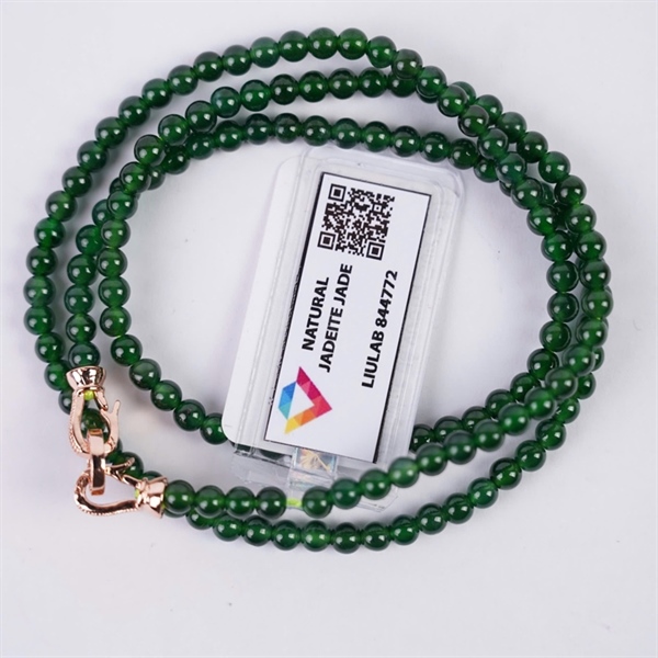 Chuỗi lục đế vương Gua 3.87-3.73mm 142 hạt (844772) KG+