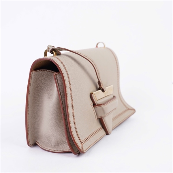 Túi Loewe đeo chéo nude 2strap sz24 KG+