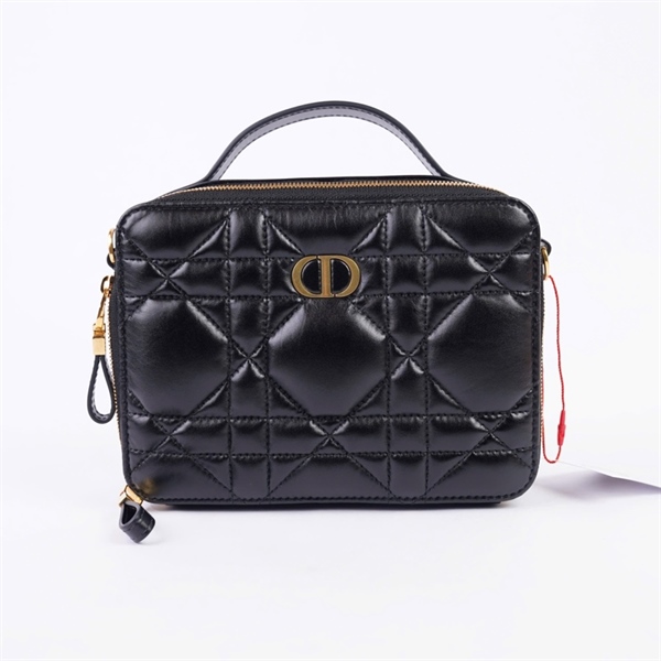 Túi Dior Caro Box đen (43-MA-0253) sz18 KG+