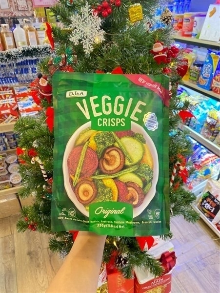 Snack Rau Củ Sấy Veggie Crisps Úc 330g
