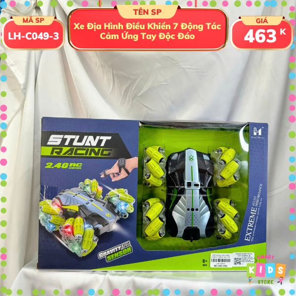 Xe Địa Hình Điều Khiển 7 Động Tác Cảm Ứng Tay Độc Đáo