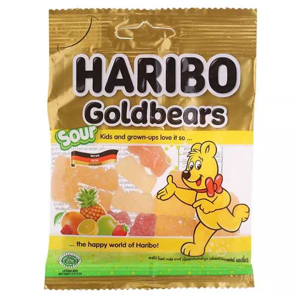 Kẹo dẻo Haribo Goldbears Sour 45g