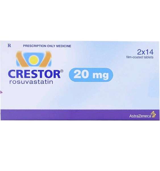 Thuốc Crestor 20mg Anh thuốc hạ mỡ máu(Hộp 2 vỉ x 14 viên)