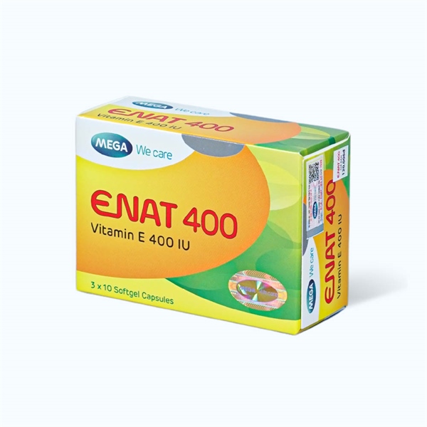 Natural Vitamin E Enat 400 (H*3vỉ*10viên) - THAI LAN - NPP Mega