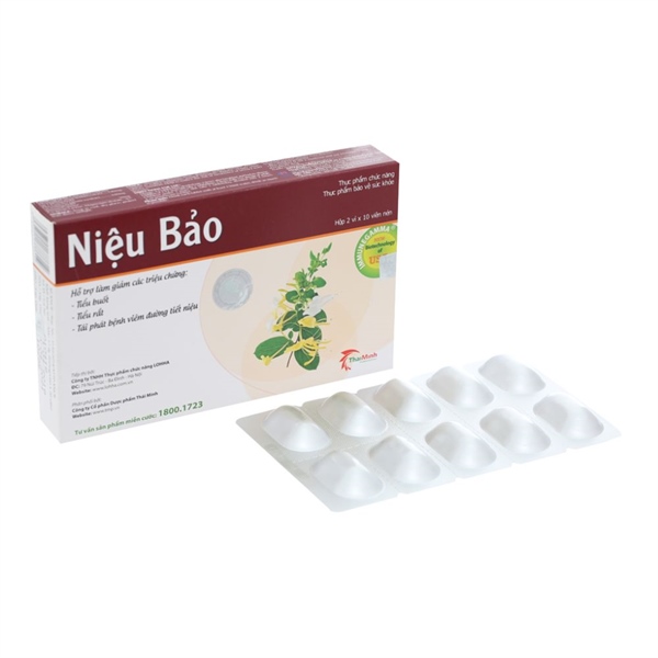 Niệu bảo (Giúp giảm tiểu buốt, tiểu rắt) (H*2vỉ*10viên) - PP