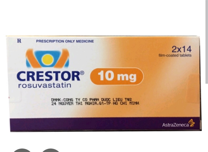Thuốc Crestor 10mg Mỹ điều trị hạ mỡ máu (H*2vỉ*14viên)