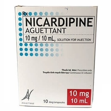 Nicardipine aguettant 10mg/10ml (H*10ống) - France