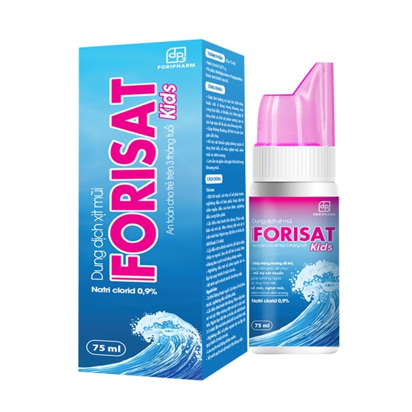 Dung dịch xịt mũi Forisat Kids 75ml - TW3