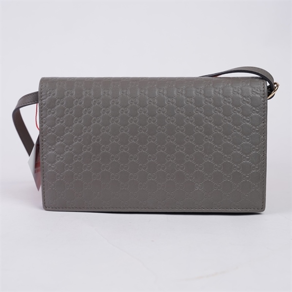 Túi GG đeo chéo xám (466507-525040) sz20 +