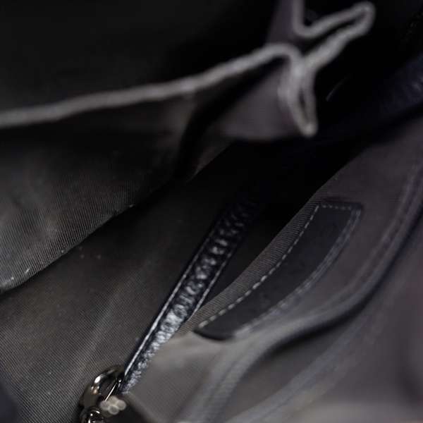 Túi Chanel Gab đen ô vuông (28739464) sz20 (A-T) KG+