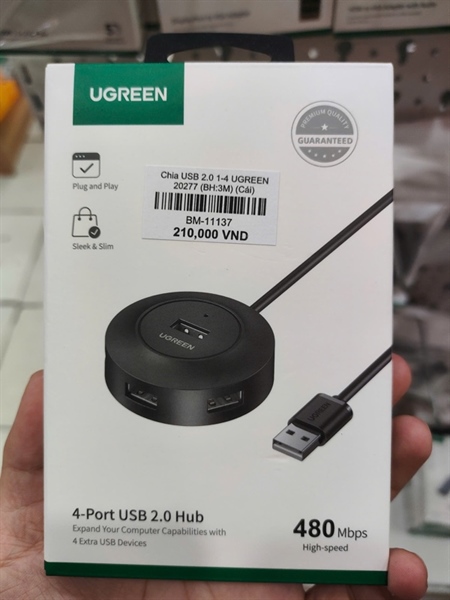 Chia USB 2.0 1-4 UGREEN 20277
