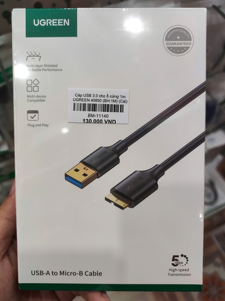 Cáp USB 3.0 cho ổ cứng 1m UGREEN 10840