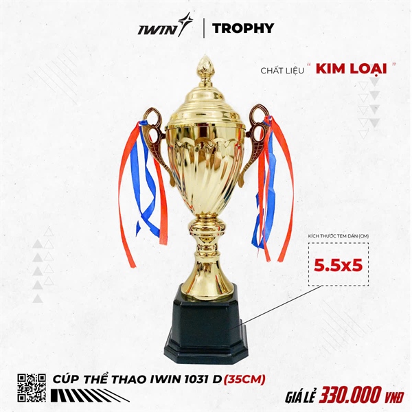 Cúp thể thao IWIN 1031 (35cm)