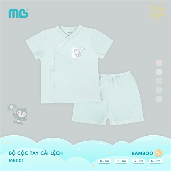 MB001 - NB/9M Bộ cài lệch cộc tay HT