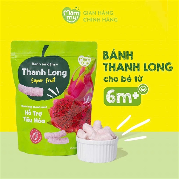 Bánh ăn dặm Mămmy 6M+ 25g Thanh Long